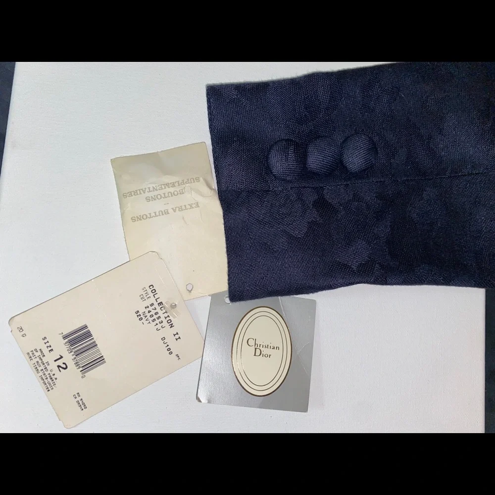 NWT Christian Dior Collection II Vintage Blazer